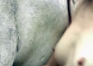 Join the slut riding her stallion's boner