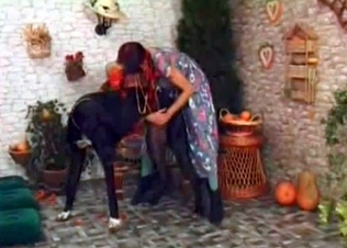 Asian whore loves fucking with her puppy