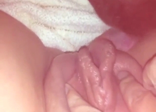 Hot-looking babe gets licked by black dog big time