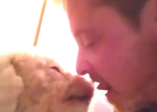 Guy thinks it's hot to make out with his mutt